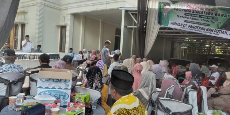 Dishut Sumbar dan Wirman Dt. Pangeran Nan Putiah Adakan Sosialisasi Perda No. 1/2024 Tentang Kehutanan Sosial