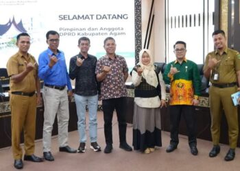 DPRD Sumbar Terima Kunjungan DPRD Kabupaten Agam, Bahas Pengawasan LKPJ 2025