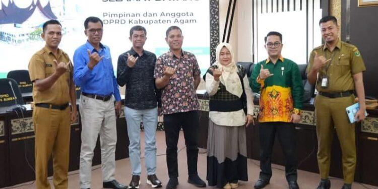 DPRD Sumbar Terima Kunjungan DPRD Kabupaten Agam, Bahas Pengawasan LKPJ 2025