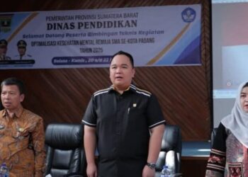 Nanda Satria Jadi Narasumber Bimtek Kesehatan Mental Remaja di Padang