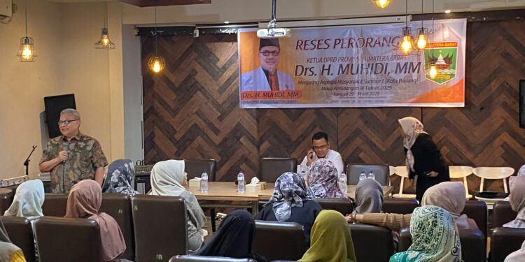 Reses Perorangan, Muhidi Sarankan Pelaku Usaha Buat Kelompok Agar Mudah Penyaluran Bantuan