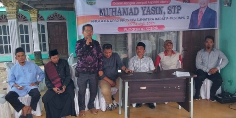 Ketua Bapemperda DPRD Sumbar Muhammad Yasin Reses di Punggung Kasiak, Ini Aspirasi Warga