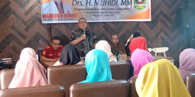 Tampung Aspirasi Warga Padang Timur, Ketua DPRD Sumbar Dorong Pengembangan UMKM