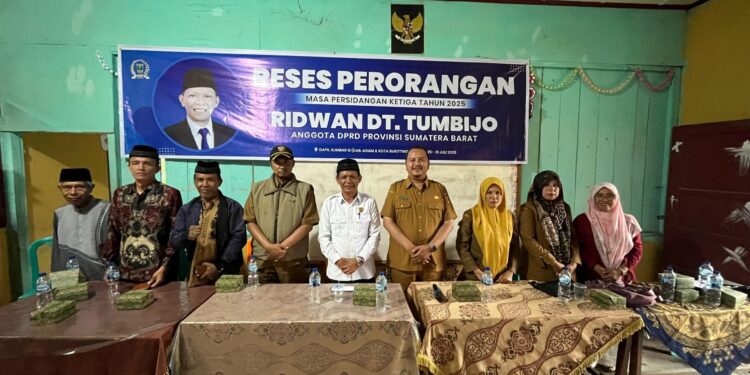 Anggota DPRD Ridwan Dt. Tumbijo Serap Aspirasi Petani di Jorong Sawah Rang Salayan