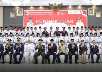 Wakil Ketua DPRD Sumbar Evi Yandri Hadiri Pengukuhan Paskibraka 2025