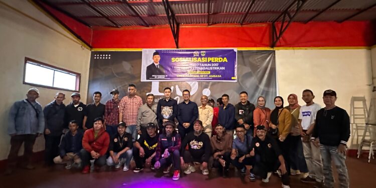 WAKIL KETUA KOMISI IV DPRD SUMBAR ERICK HAMDANI SOSIALISASI BERSAMA PERDA TENTANG KETENAGALISTRIKAN