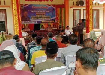 Muzli M. Nur Sosialisasikan Perda Tata Kelola Komoditas Unggulan Pertanian dan Perkebunan