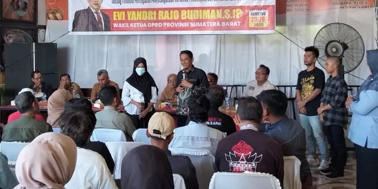Sosper No. 9/2018, Wakil Ketua DPRD Sumbar Evi Yandri Ajak Warga Jauhi dan Ketahui Bahaya Narkotika