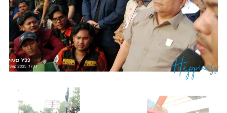 Ribuan Pendemo Padati DPRD Sumbar, Suasana Kondusif Sampai Akhir, Muhidi Salut pada Peserta Aksi