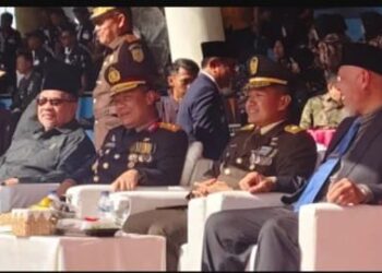 Ketua DPRD Sumbar Muhidi Hadiri Upacara HUT TNI ke 80