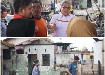 Ketua DPRD Sumbar Muhidi Serahkan Bantuan Rp25 Juta kepada Korban Kebakaran Pamancungan