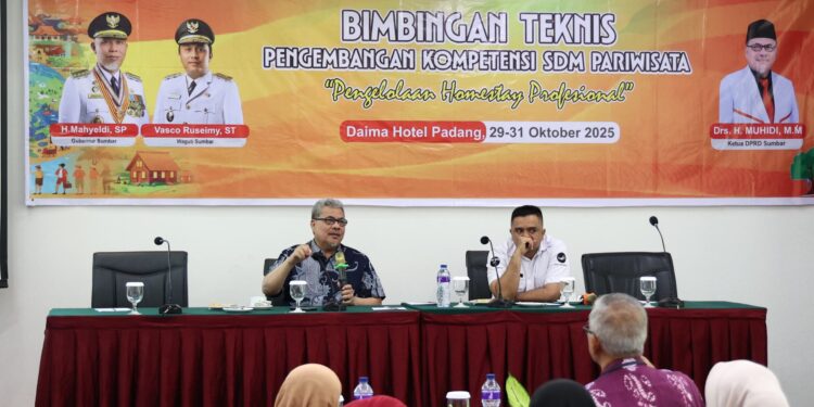 Ketua DPRD Sumbar Muhidi: Bimtek Pengelolaan Homestay Untuk Penguatan SDM Pariwisata
