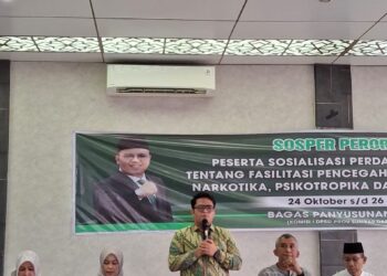 Anggota DPRD Sumbar Bagas Panyusunan Nasution Sosialisasikan Perda Pencegahan Narkoba di Kecamatan Talawi Sawahlunto