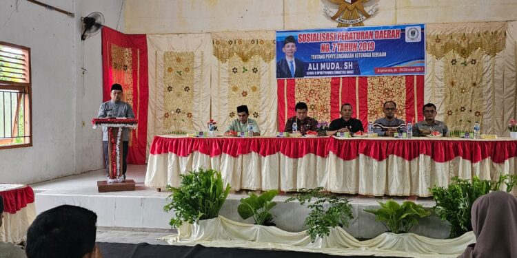 Anggota DPRD Sumbar Ali Muda Adakan Sosialisasi Perda Nomor 7 Tahun 2019