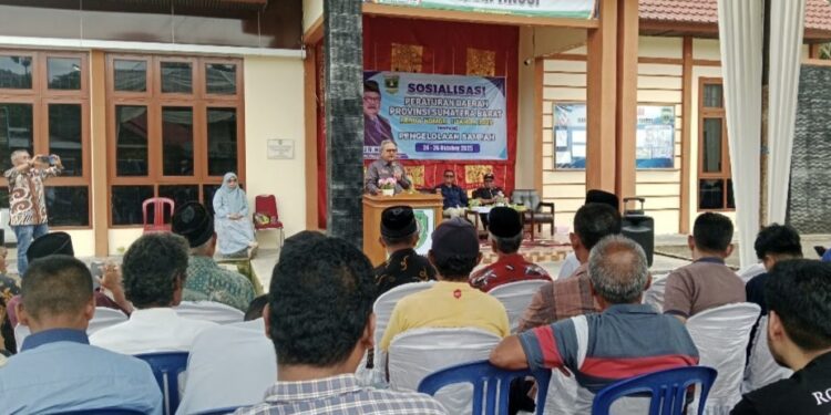 Anggota Komisi IV DPRD Sumbar H. Muzli M. Nur, S.Pd. Sosper Tentang Cara Pengelolaan Sampah