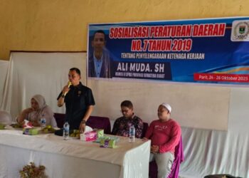 Anggota DPRD Sumbar Ali Muda Sosialisasikan Perda Ketenagakerjaan di Koto Balingka Pasbar