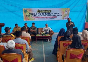 Nela Abdika Zamri Serap Aspirasi Konstituen dan Sosialisasikan Perda Nomor 16 Tahun 2019 di Limapuluh Kota